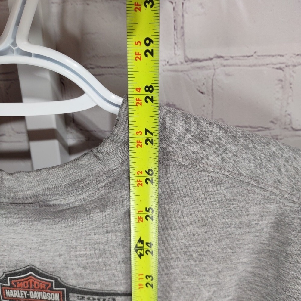 Harley Davidson M Shirt Gray 100 Anniversary Talladega Test Facility Lincoln AL - Picture 10 of 12